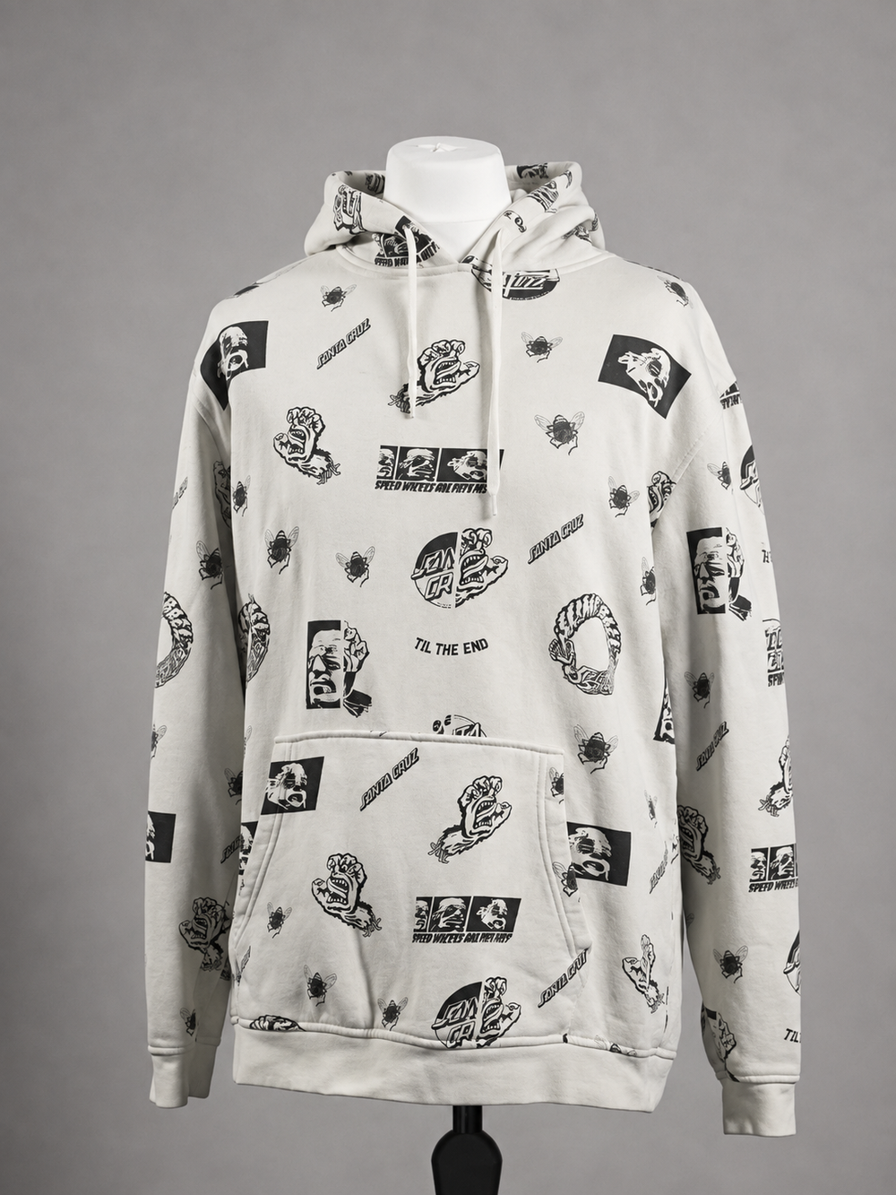 Santa Cruz Til The End All Over Print Hoodie XL