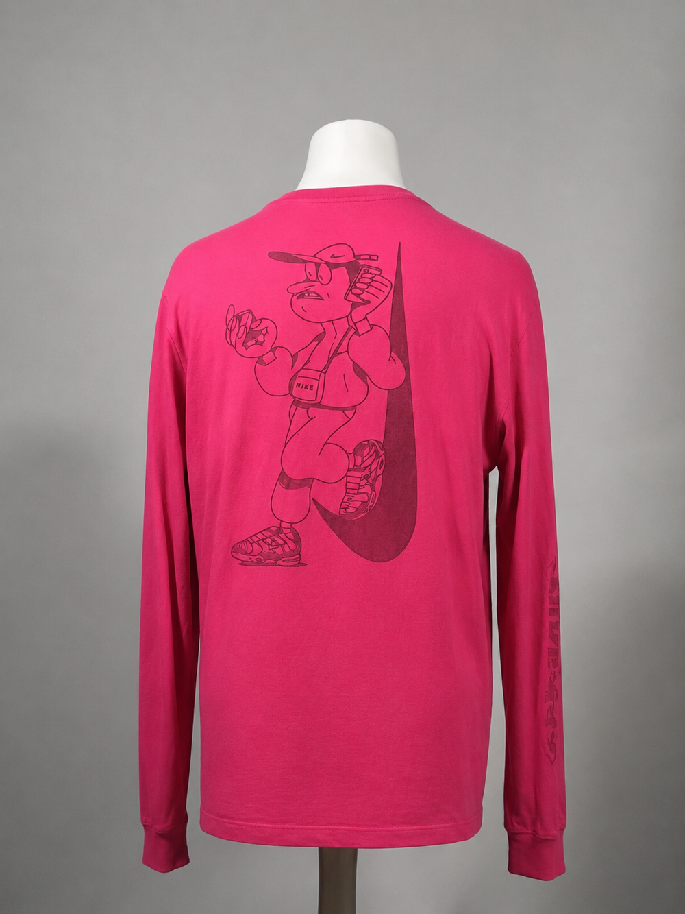 Nike A.I.R. Graphic Long Sleeve T-Shirt - Hyper Pink - Size L