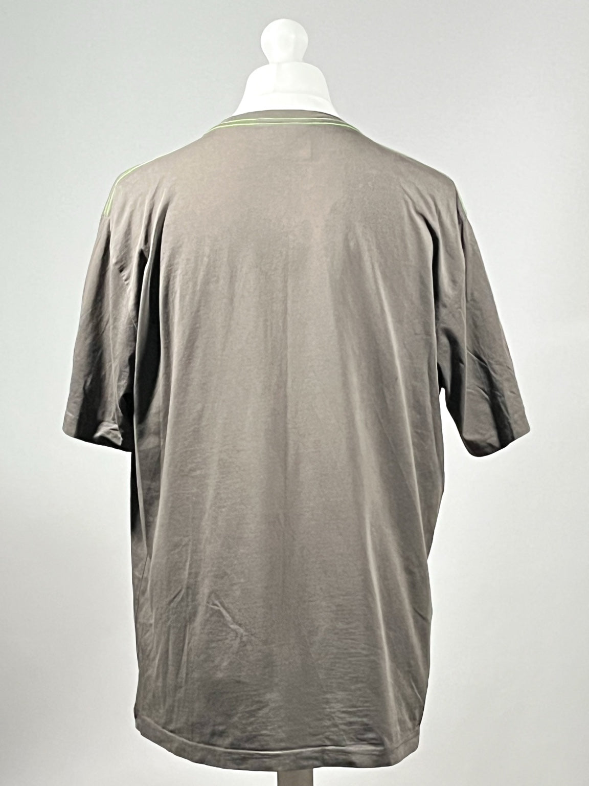 No Fear Skull Graphic T-Shirt - Green/Grey - Size 2XL
