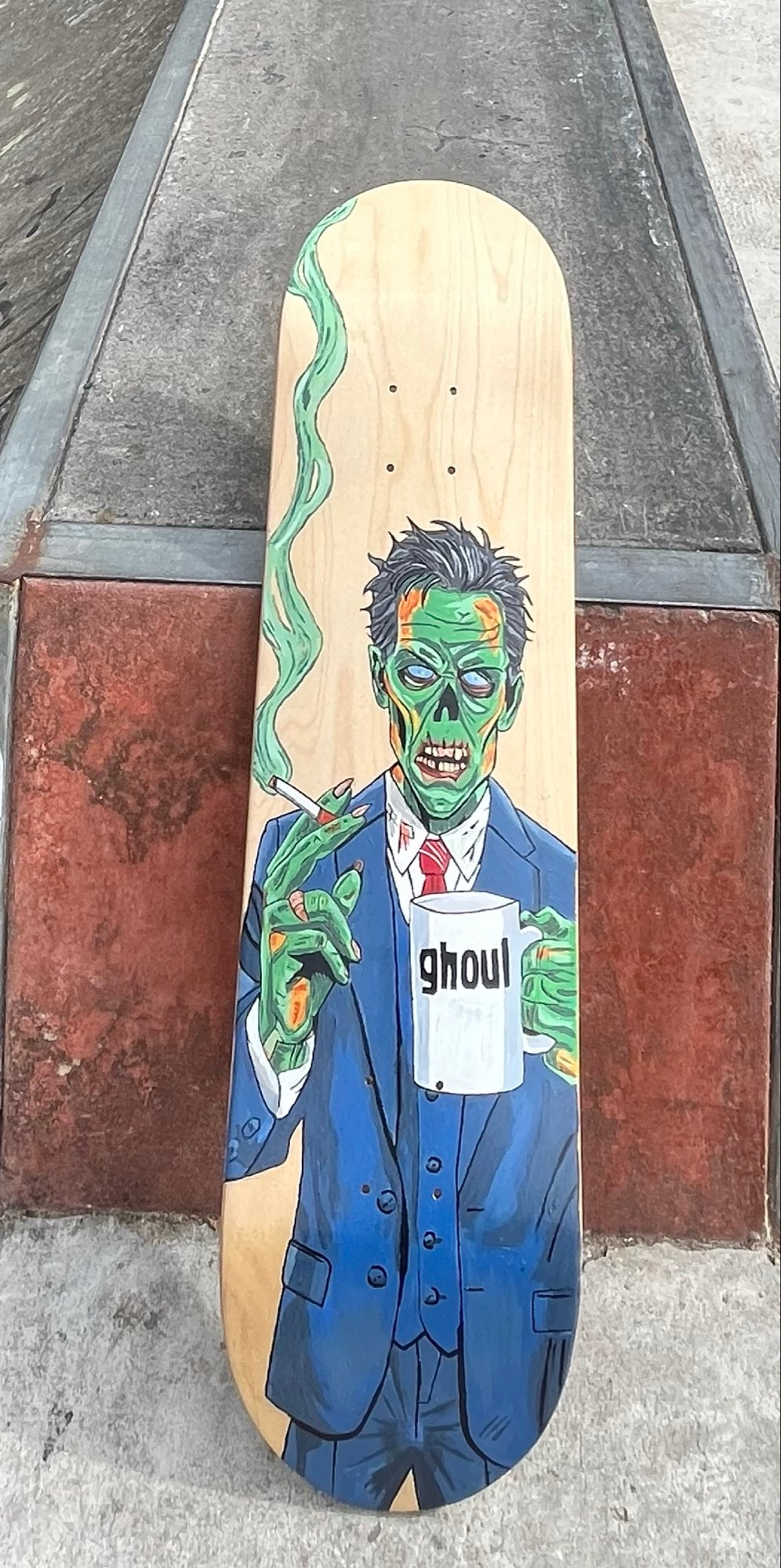 Ghoul Zombie Businessman deck — front