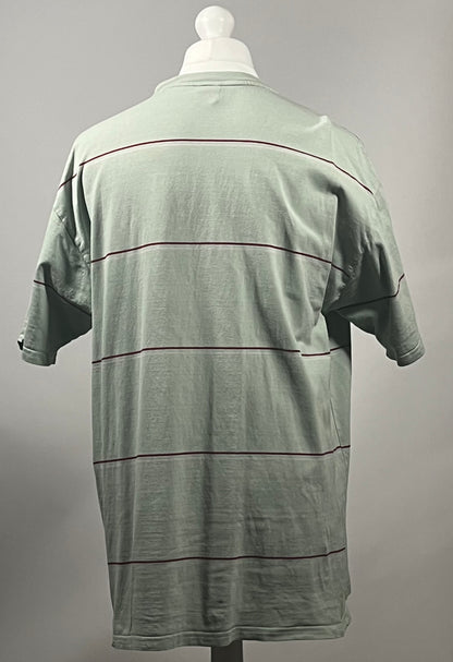 Santa Cruz Sage Green Striped Skate T-Shirt
