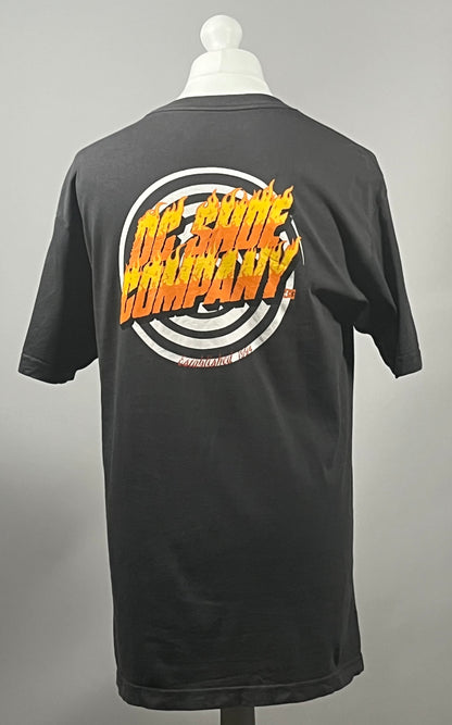 DC Shoes Company Flame Graphic Black T-Shirt
