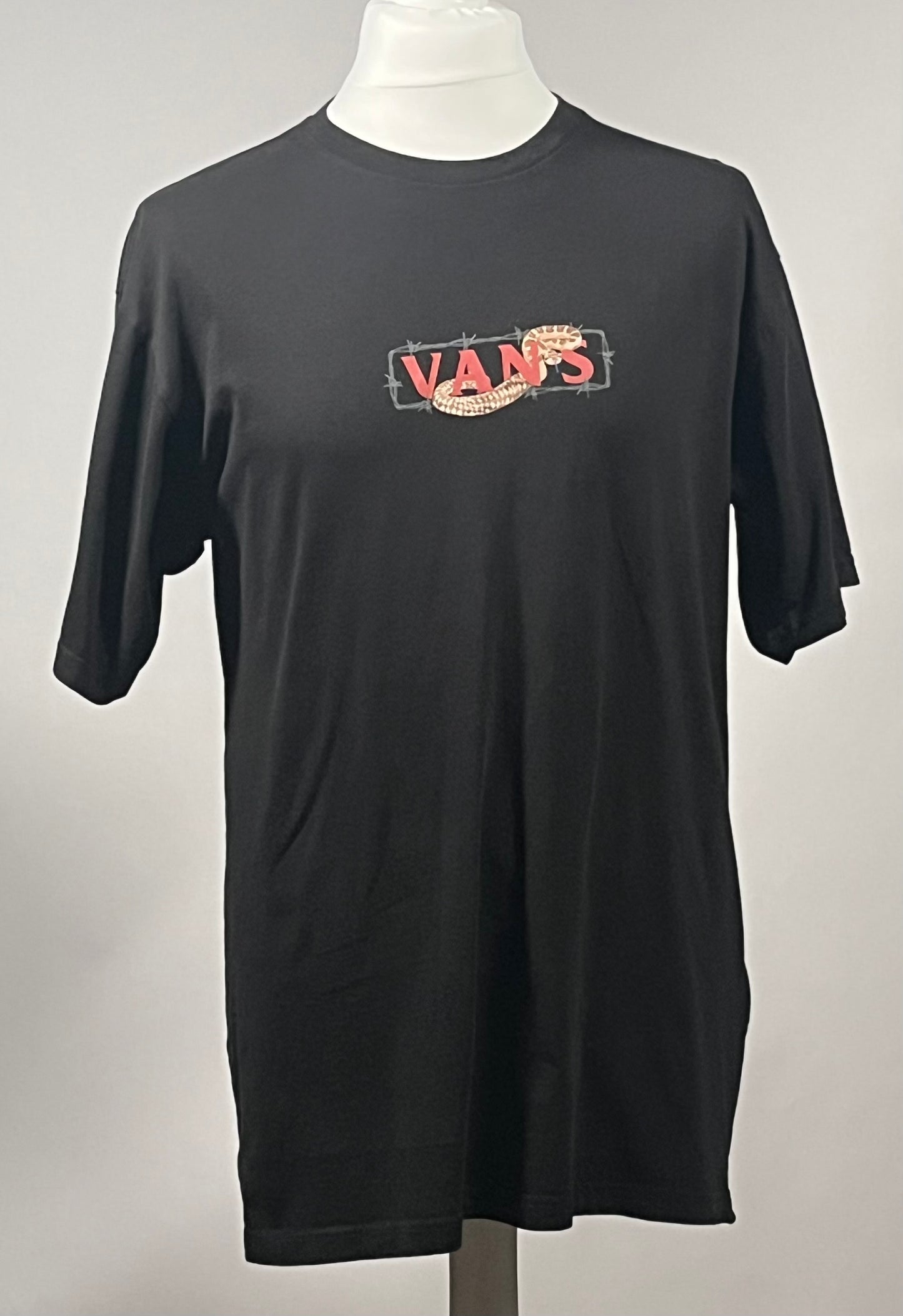 Vans Snake Logo Black Skate T-Shirt