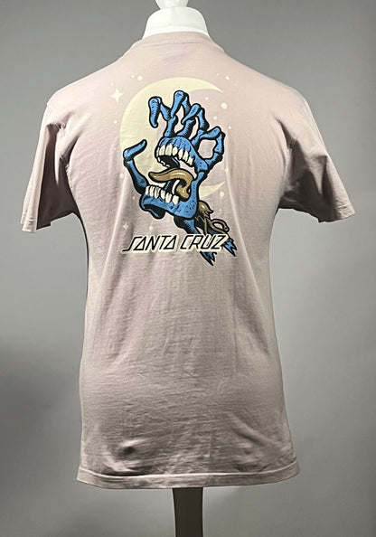 Santa Cruz Screaming Hand Pink Skate T-Shirt
