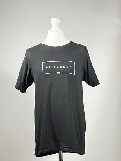 Billabong Logo Graphic T-Shirt - Black - Size M