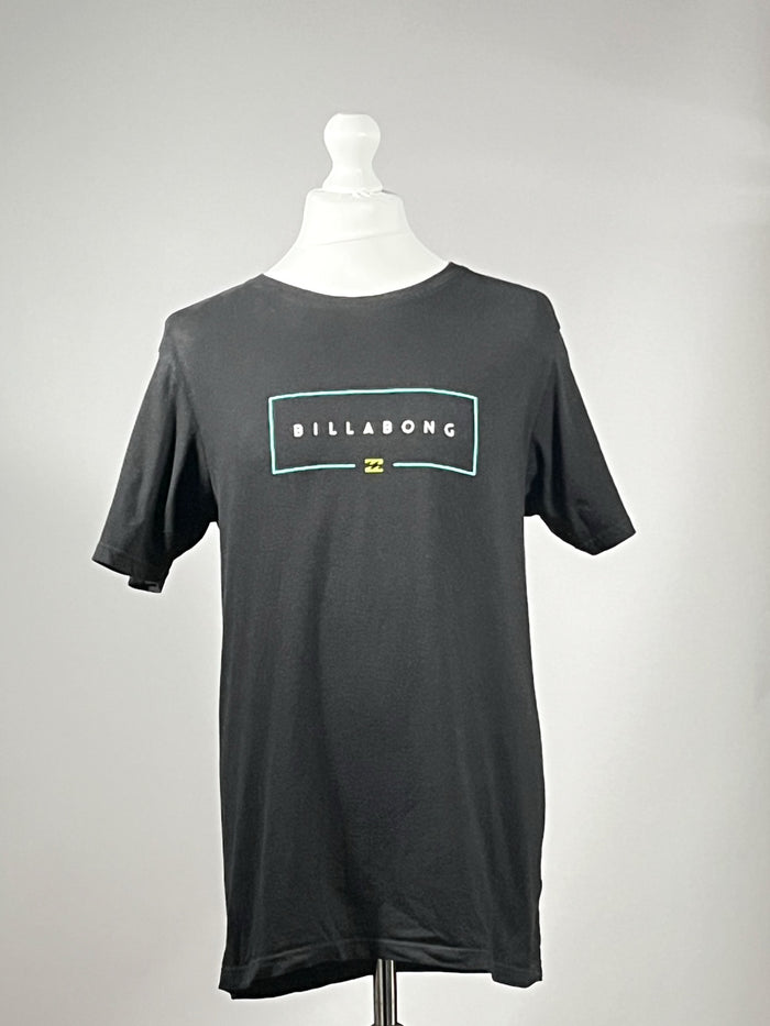 Billabong Logo Graphic T-Shirt - Black - Size M