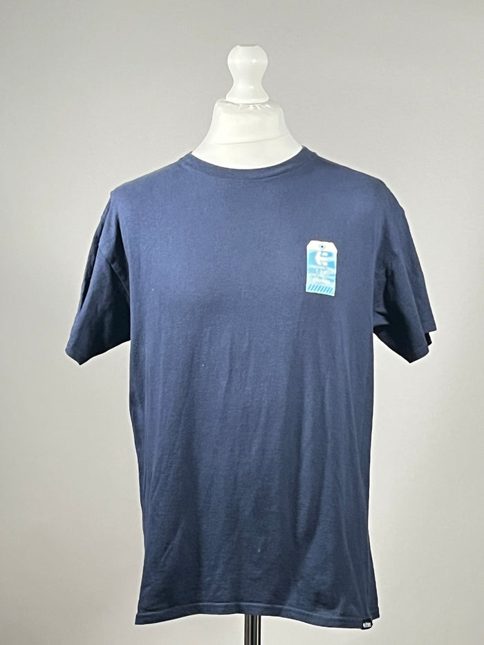 Etnies Mountain Graphic T-Shirt - Navy - Size L