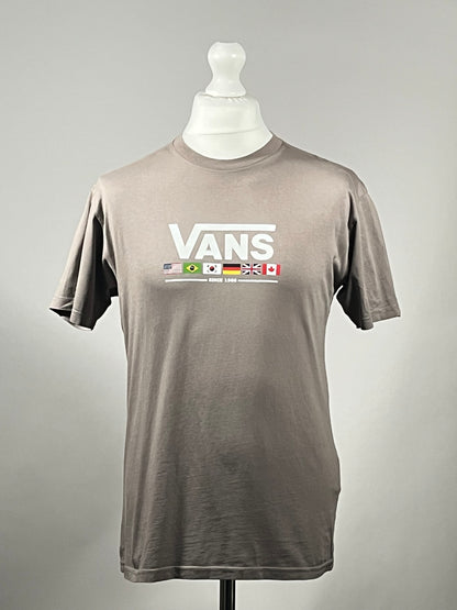 Vans International Flags T-Shirt - Grey - Size M