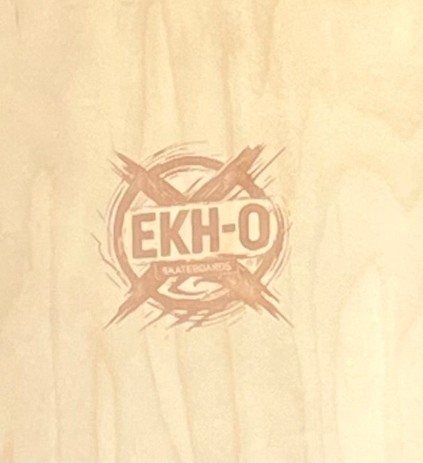 Close-up of EKH-O top logo